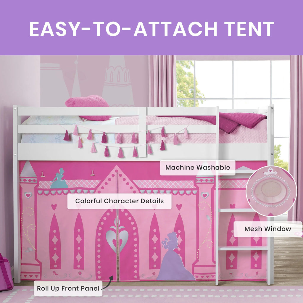 Twin Loft Bed Curtain Set D39291