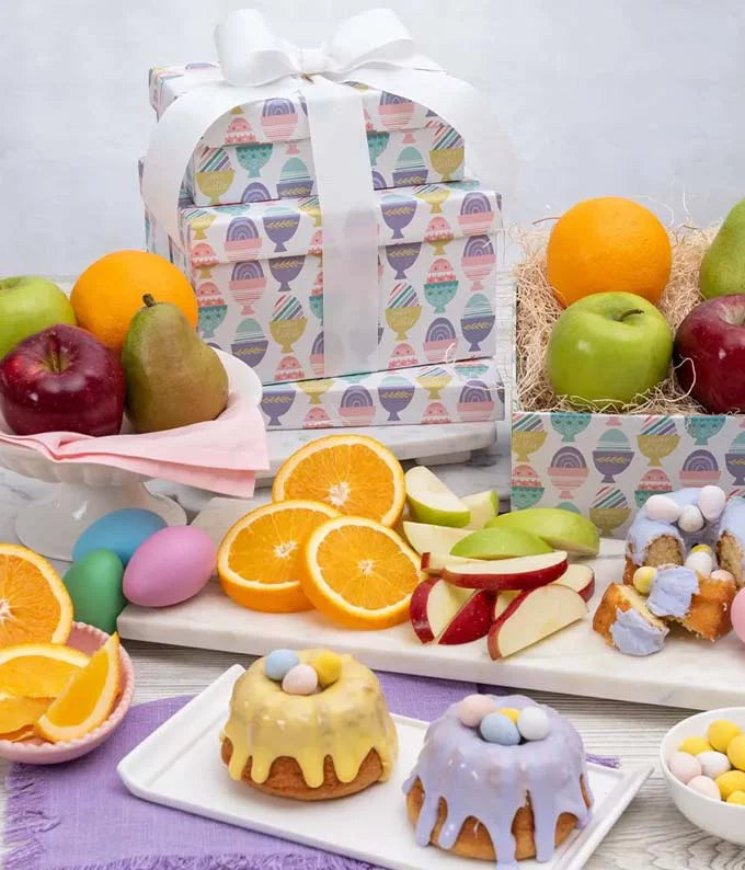 Easter Fruit & Cakes Tower D82420