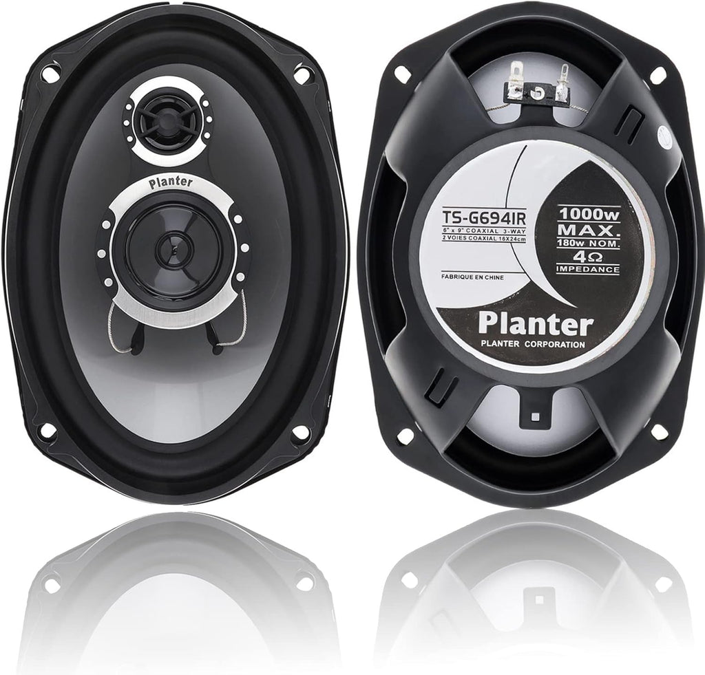 6x9 Inch 2 Way Car Stereo Speakers Pair F2737