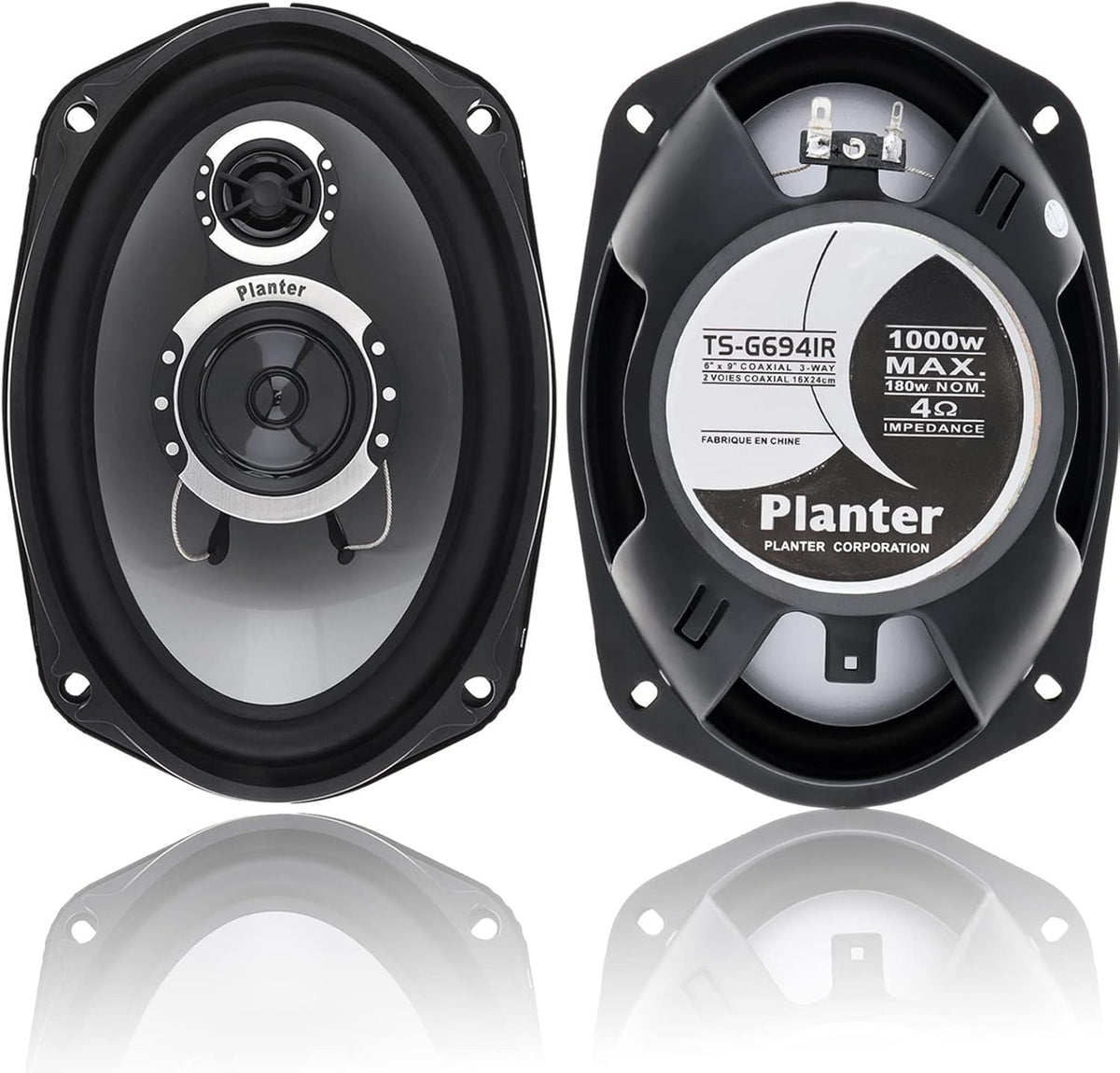 6x9 Inch 2 Way Car Stereo Speakers Pair F2737