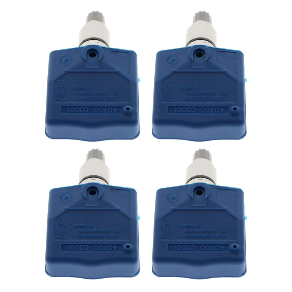 Pack of 4 TPMS Tire Pressure Sensor Replaces 40700-CD001 40700-CD011 40700-1AA0B F1597