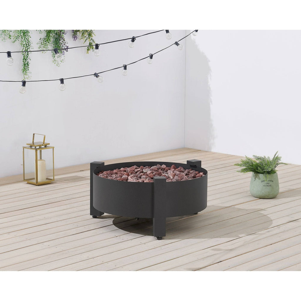 Dark Charcoal Round Fire Pit Y54808