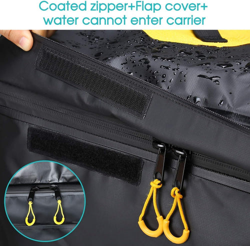 100% Waterproof 22 Cu Ft Cargo Carrier Bag with 6 Reinforced Straps K184