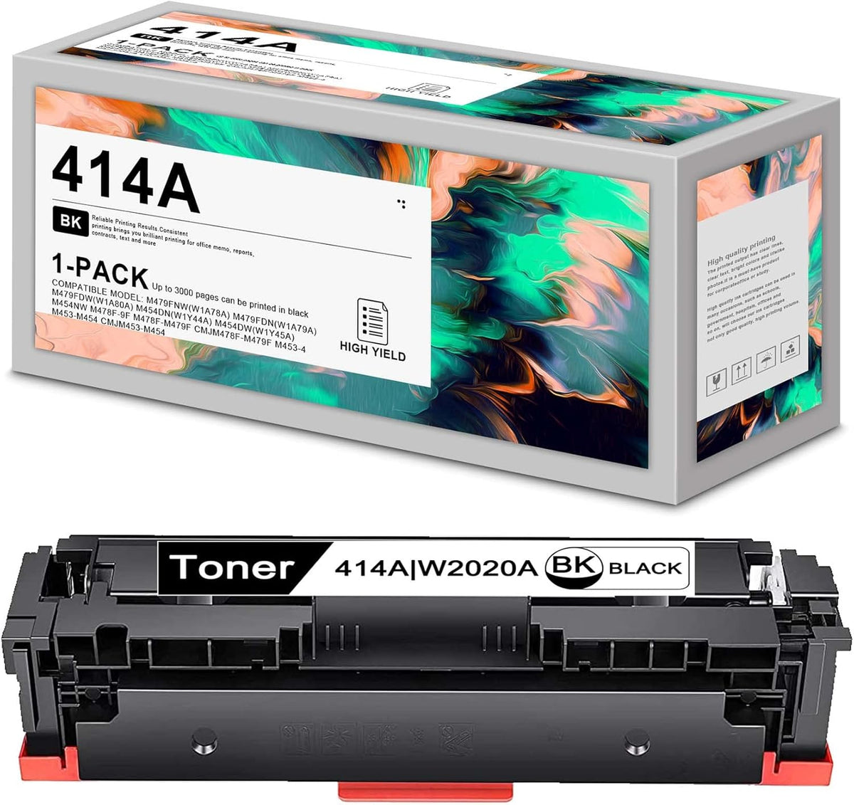 Compatible Remanufactured Black Toner Cartridge 1 Pack L2307