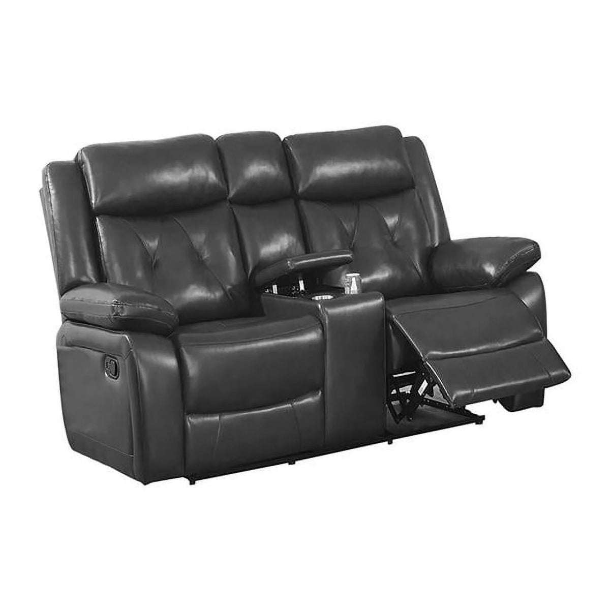 Taupe Power Reclining Loveseat L319