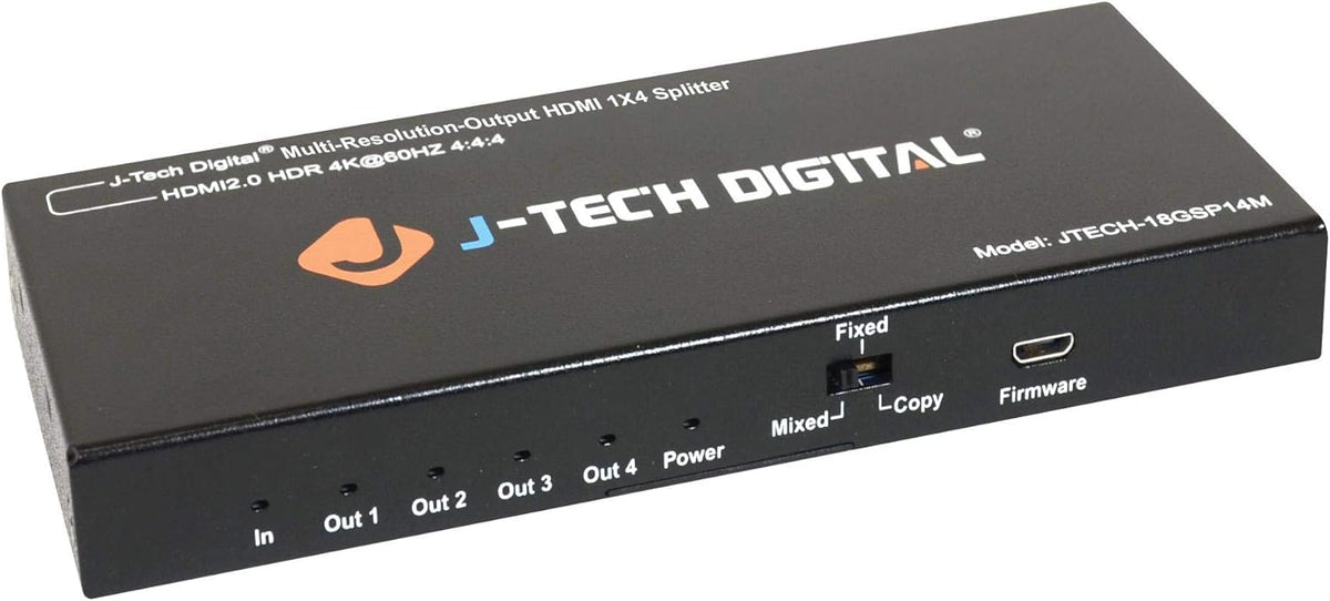18GBps 1x4 HDMI 2.0 Splitter HDR10 Dolby Vision 4K@60Hz 4:4:4 Z493469