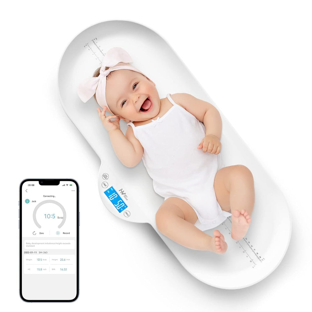 Digital Weighing Scale for Newborn Infant Toddler Cat Puppy Animals with Hold Function, LCD Display, Pack of 2 S70245