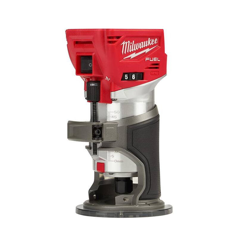 18V Lithium-Ion Brushless Cordless Compact Router with 5.0 Ah Battery D95028