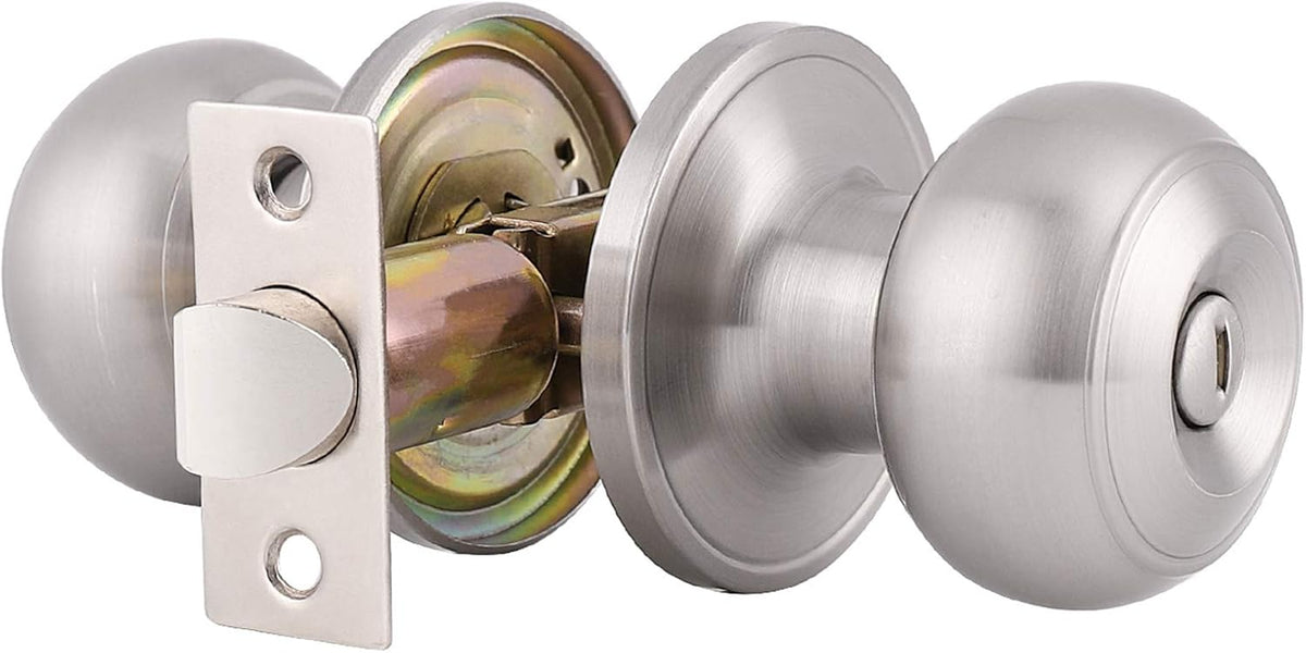 6 Pack Keyless Privacy Door Knobs in Oil Rubbed Bronze S881