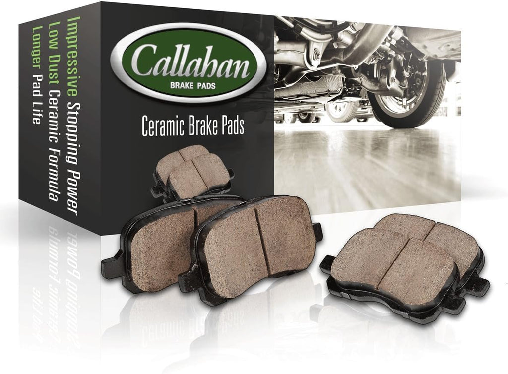 Ceramic Brake Pads with Rubber Shims and Hardware R8454