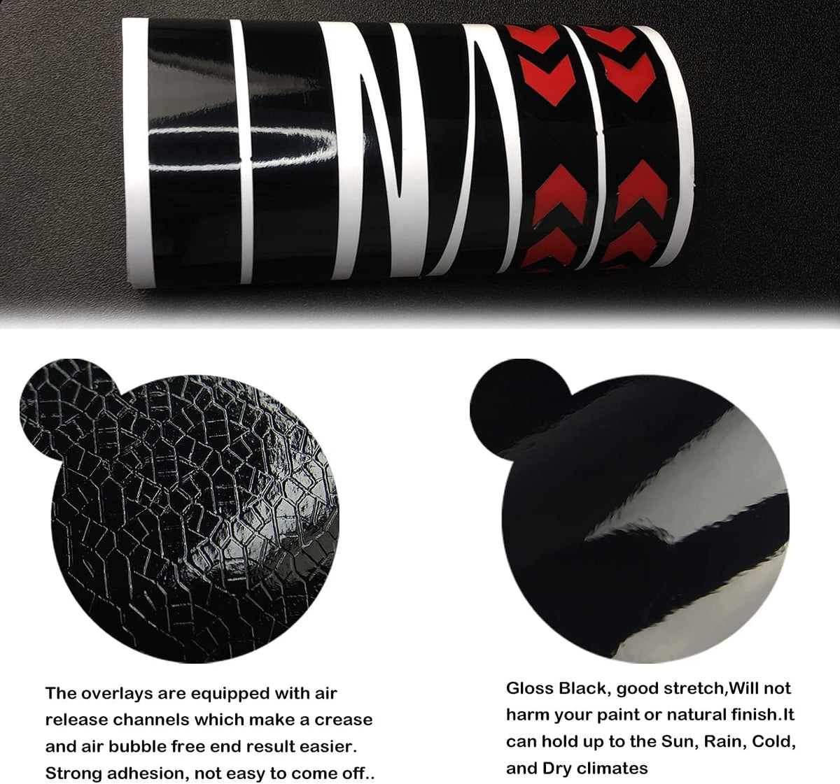 Tail Light Vinyl Overlay Tint Kit C81356