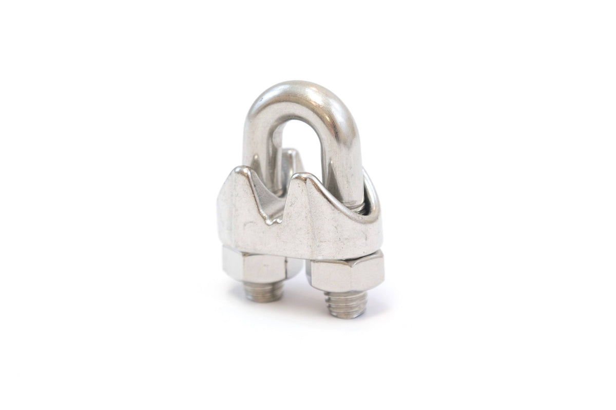 Stainless Steel Wire Rope Cable Clips 1/4 Inches 6mm G309