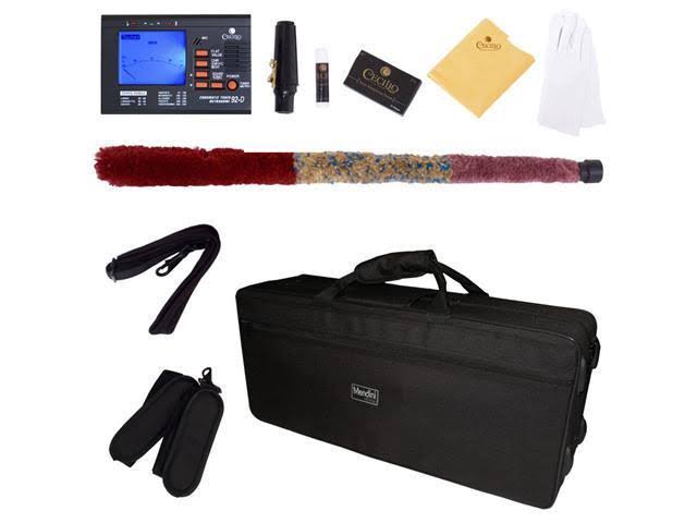 Black Nickel Plated B Flat Tenor Saxophone with Case and Mouthpiece K77045