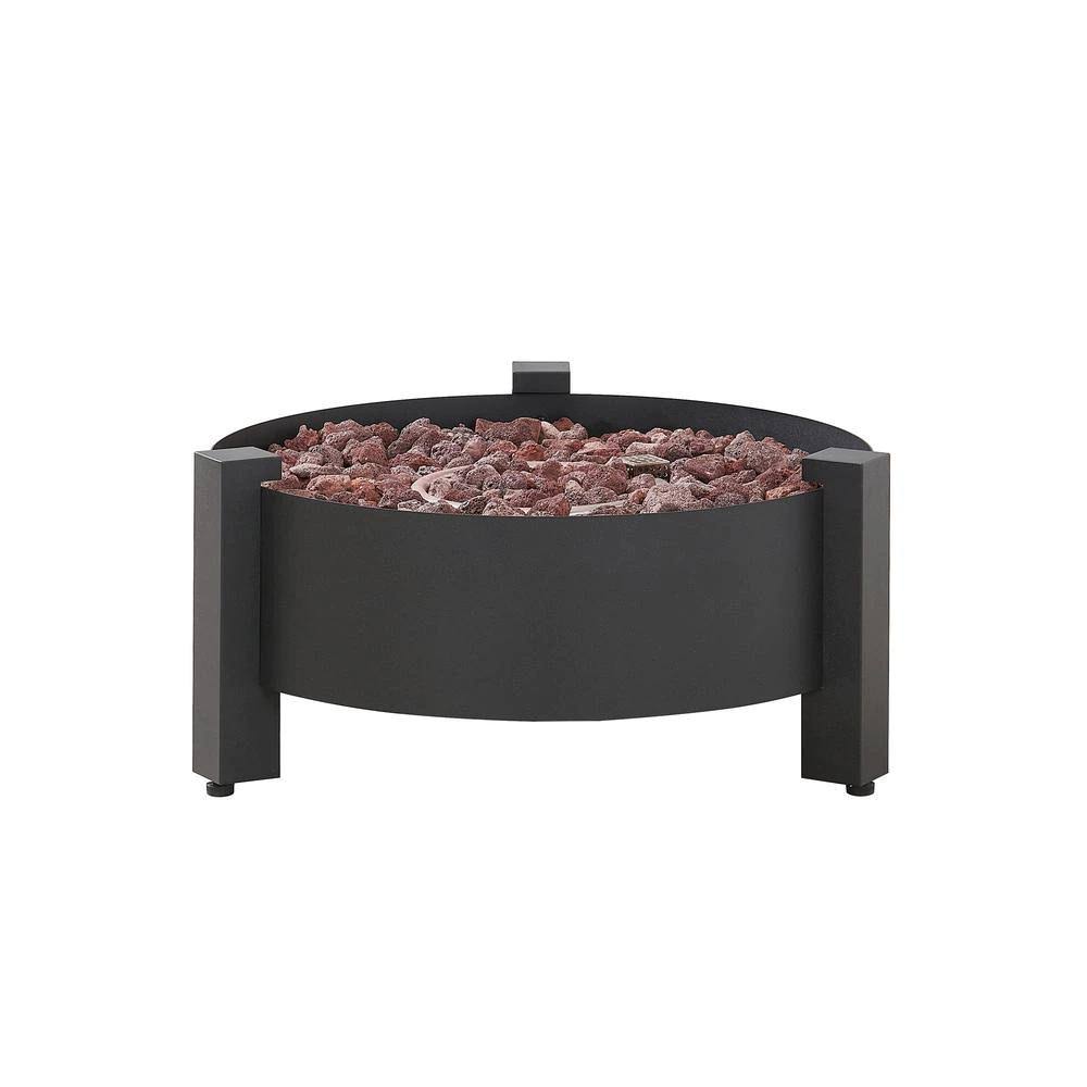 Dark Charcoal Round Fire Pit Y54808
