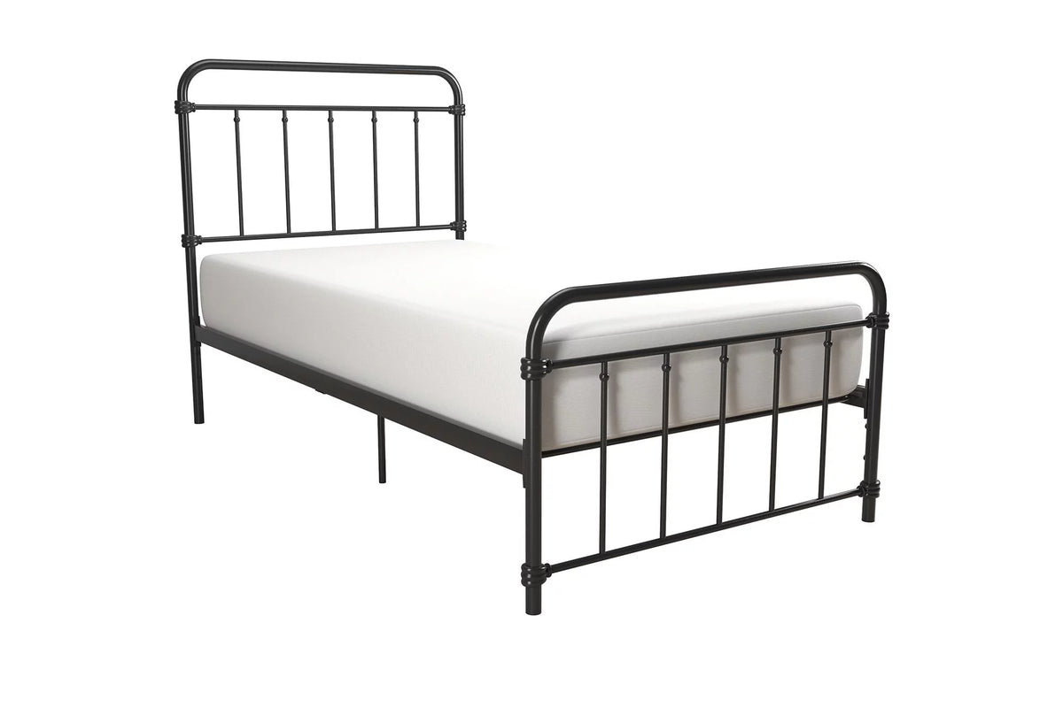 Black Twin Metal Platform Bed Frame X98107