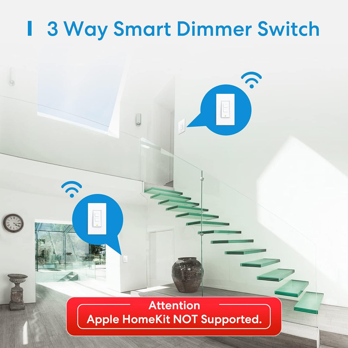 2.4GHz WiFi Dimmer Switch Kit, Pack of 2 C400801