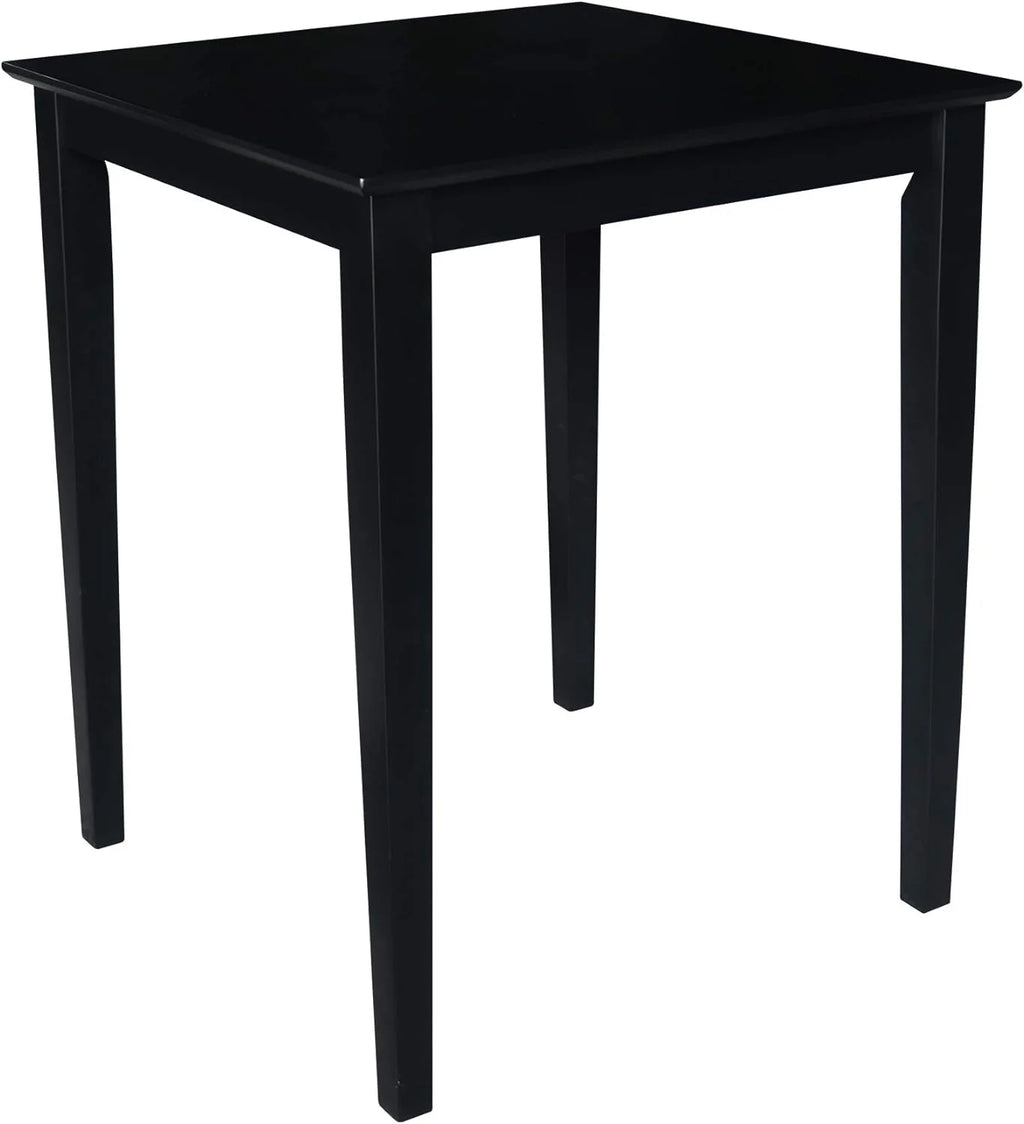 Black Solid Wood Dining Table I2269