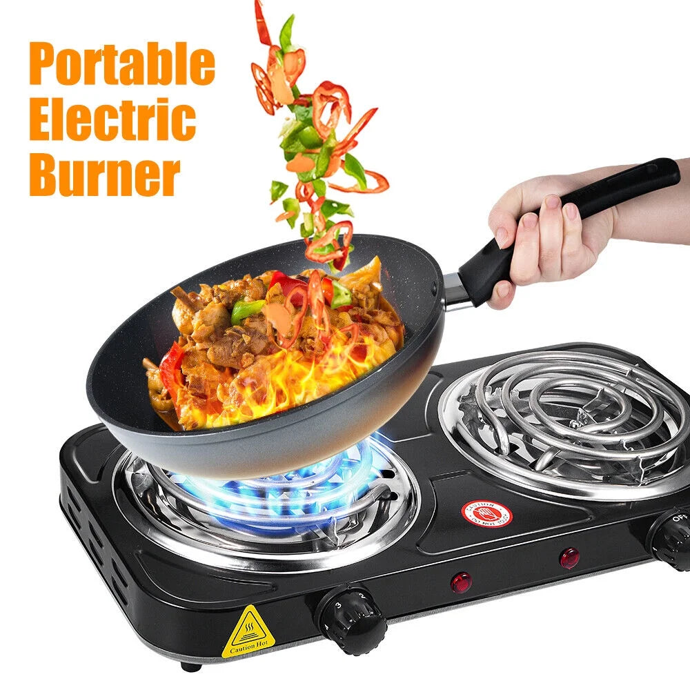 Double-burner Electric Hot Plate Y6772