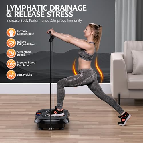 Vibration Plate Exercise Machine, Max User Weight 330lbs O8894