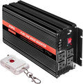 1000 Watt Pure Sine Wave Inverter 12v DC to 110/120v AC with Wireless Remote Control G2575