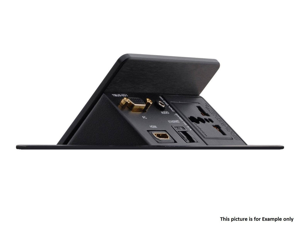 Flush Mount Outlet with HDMI, RJ-45, Power Q6387