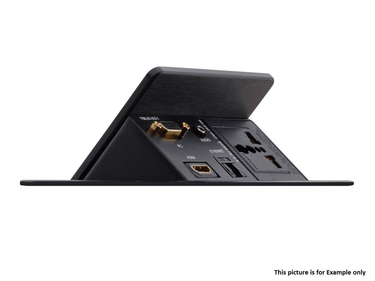 Flush Mount Outlet with HDMI, RJ-45, Power Q6387