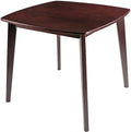 34" Square Solid Wood Dining Table in Walnut P733483