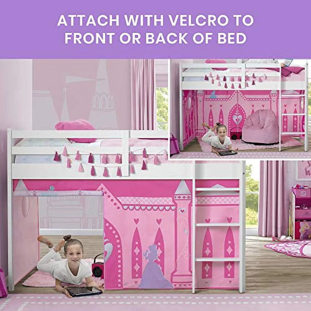 Twin Loft Bed Curtain Set D39291