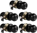 6 Pack Keyless Privacy Door Knobs in Oil Rubbed Bronze S881
