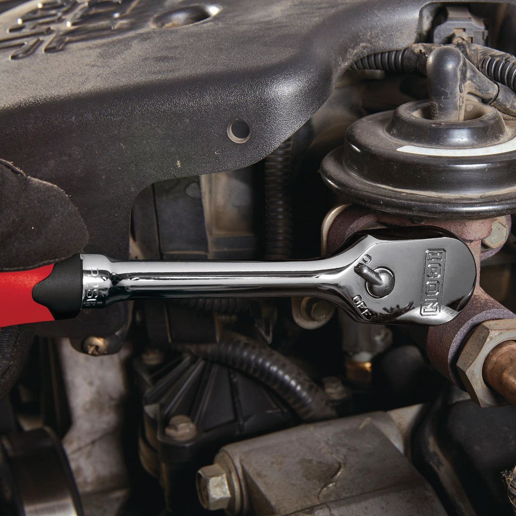 3/8 in. Drive Low-Profile Ratchet with Comfort Grip J3571