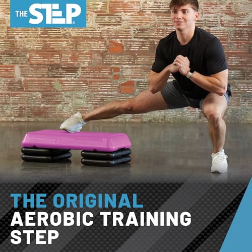 Exercise Step Platform with 2 Risers T605