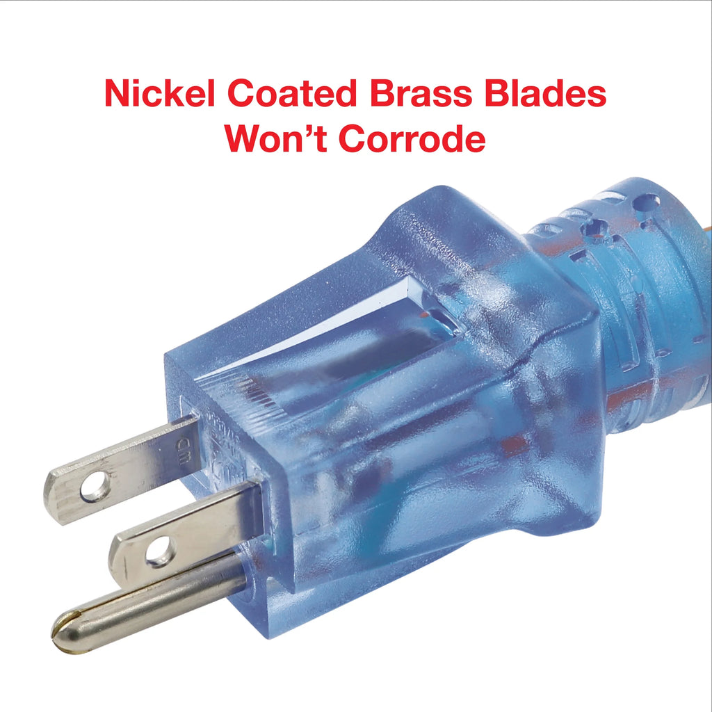 12/3 50 ft 3-Outlet Extension Cord with Lighted Connector B364098