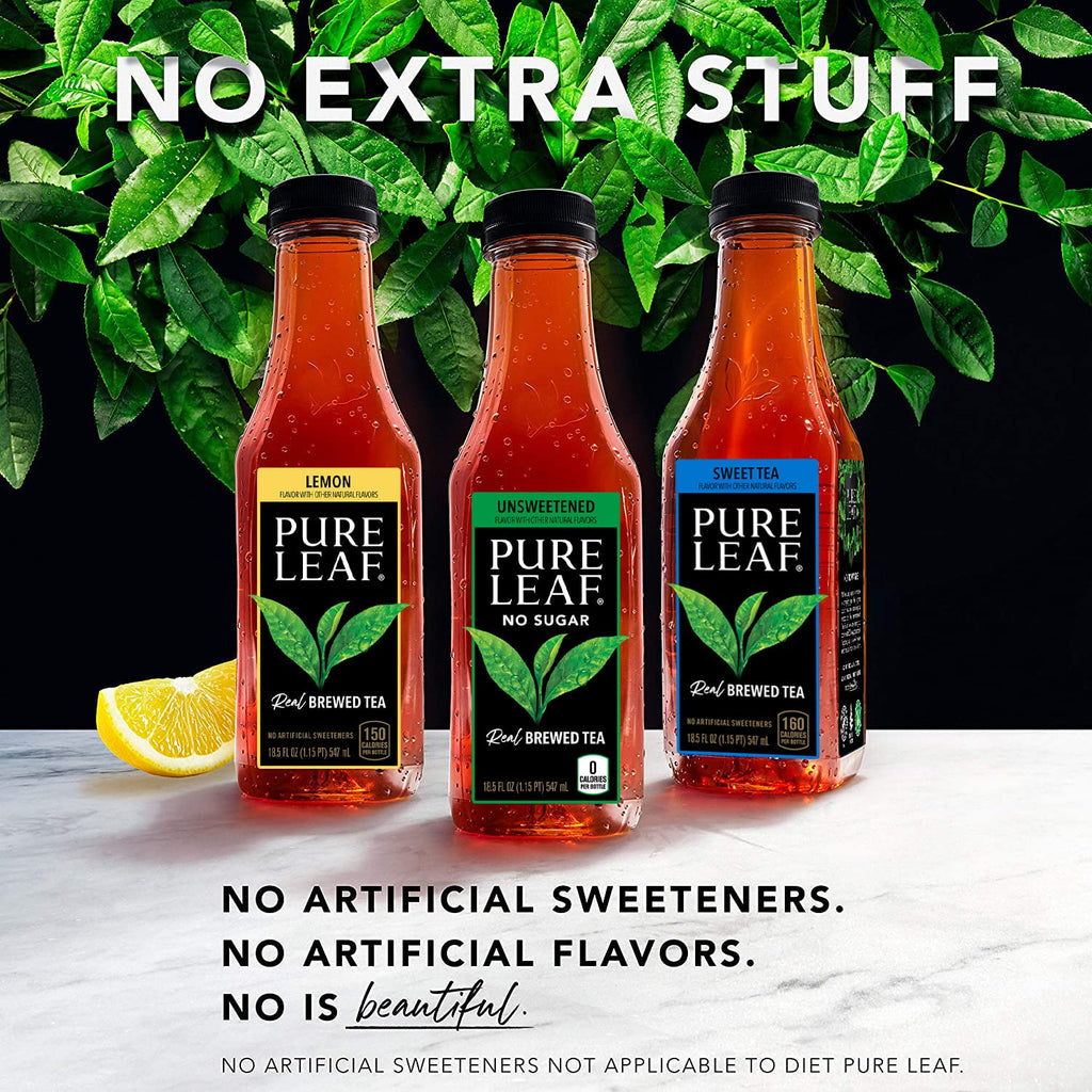 18.5 Fl Oz Unsweetened Iced Tea (Pack of 12) F339