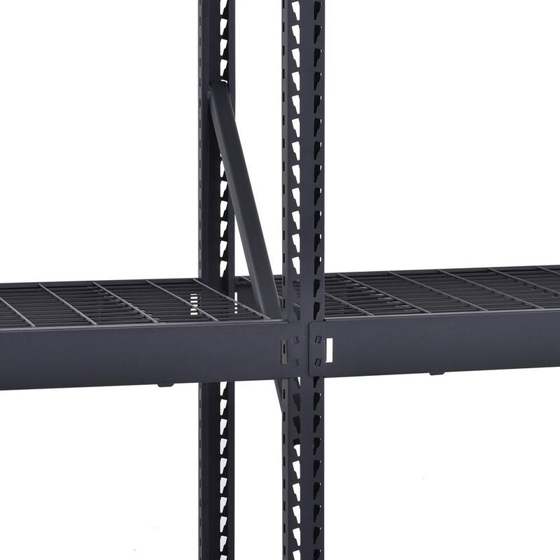 5-Tier Steel Garage Storage Shelving Unit in Black A249386