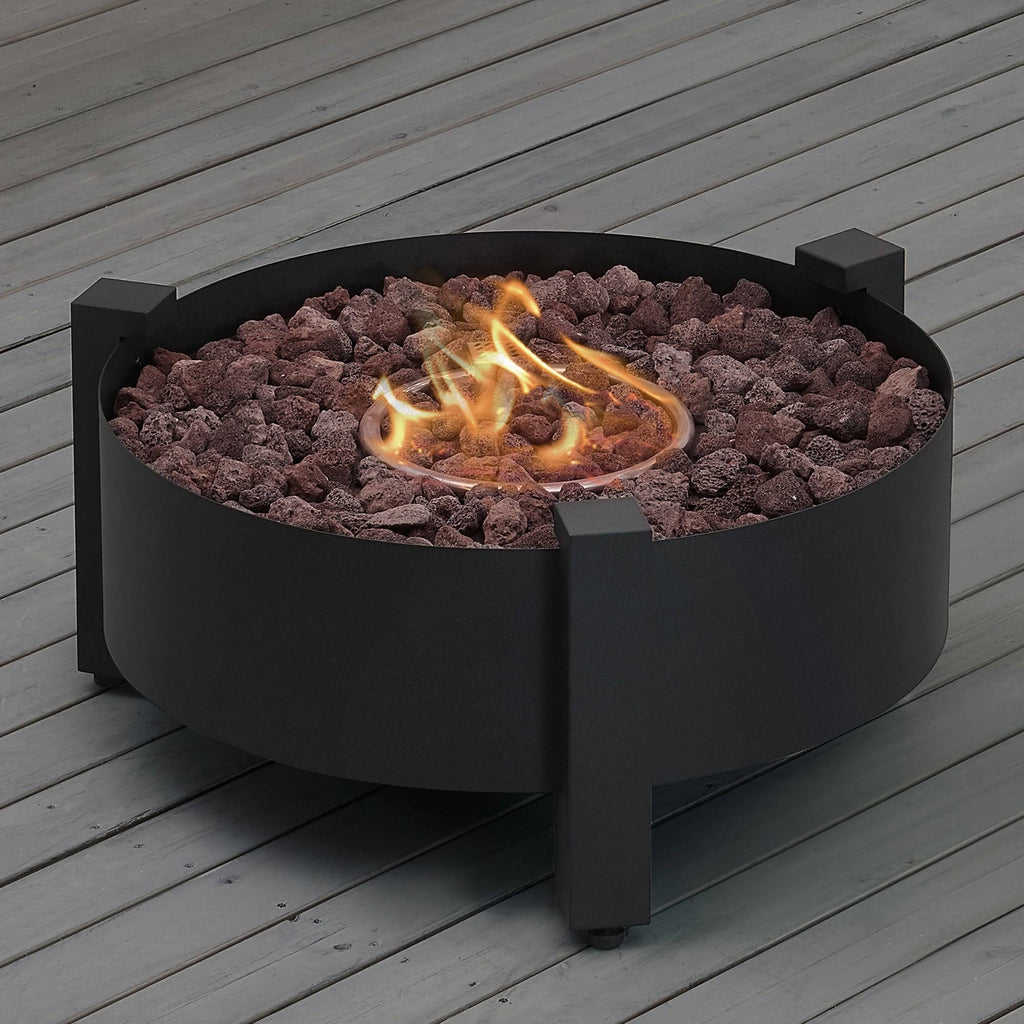 Dark Charcoal Round Fire Pit Y54808