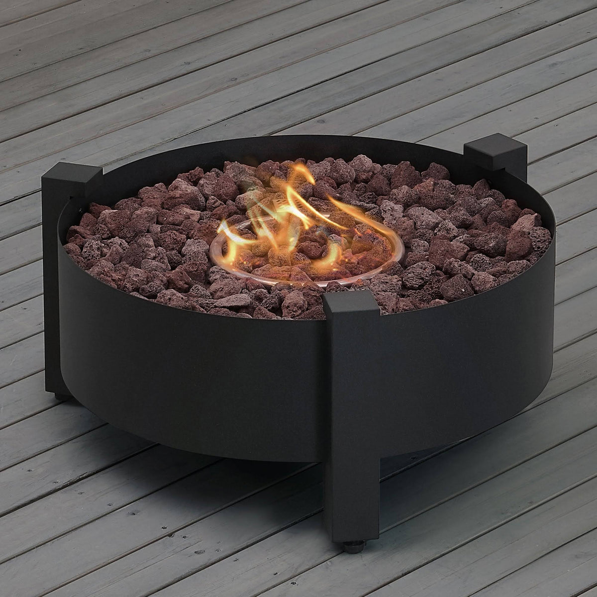 Dark Charcoal Round Fire Pit Y54808