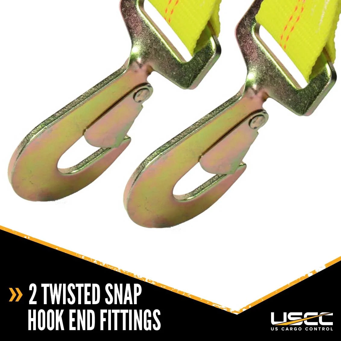 Tow Dolly Basket Strap with Twisted Snap Hooks P78112