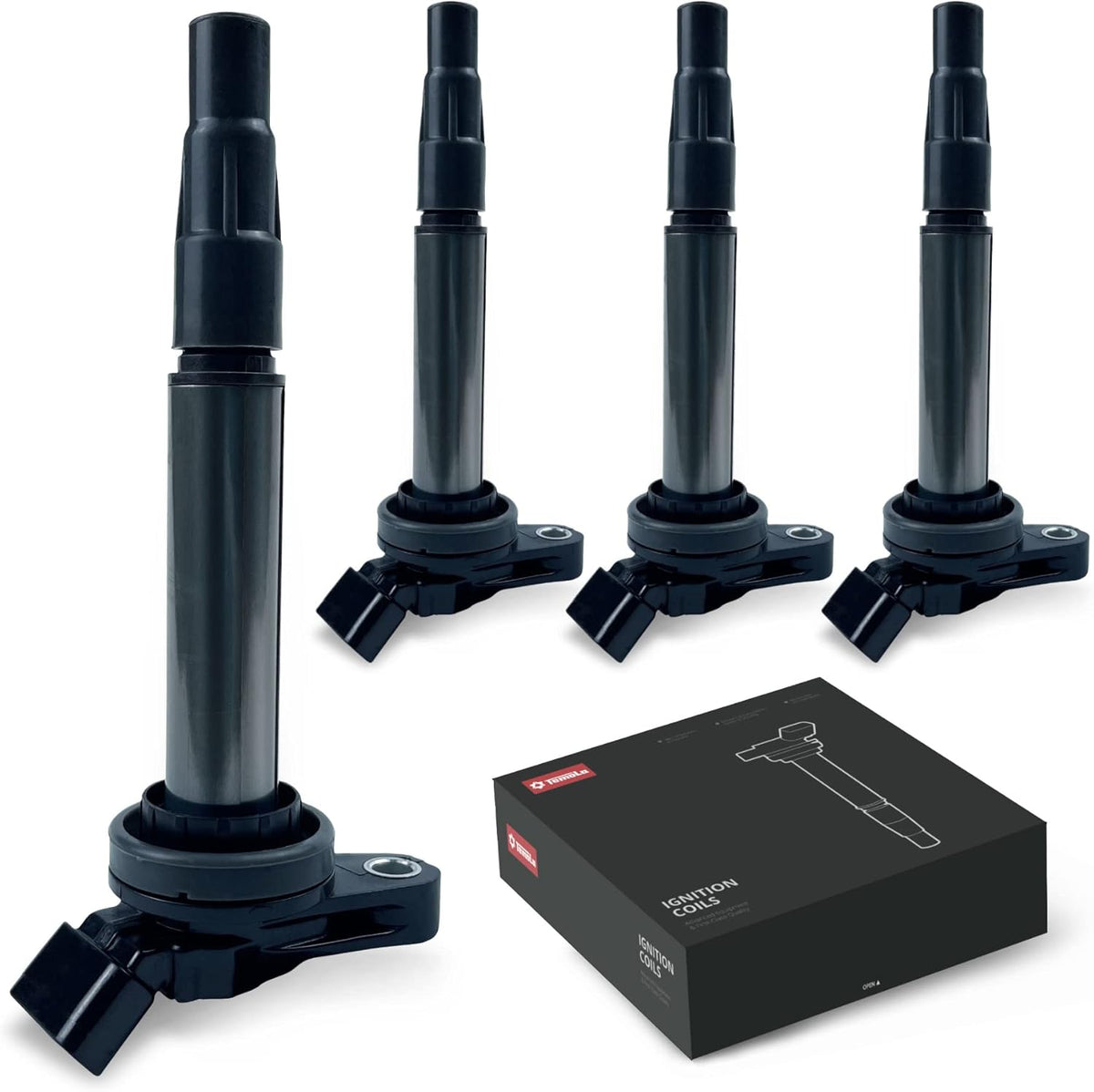 Set of 4 Ignition Coil for Toyota Corolla iM Matrix Prius Plug-In V, Lexus CT200h, Pontiac Vibe, Scion iM xD A203