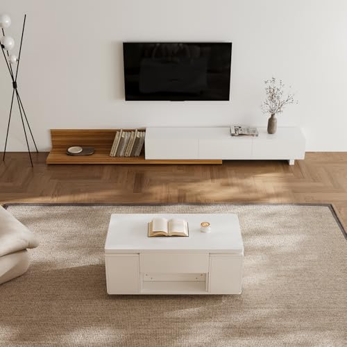 Black Lift-Top Coffee Table with Hidden Storage H789