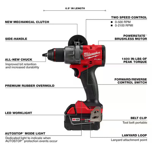 18-Volt Lithium-Ion Brushless Cordless Hammer Drill and Impact Driver Combo Kit K5931