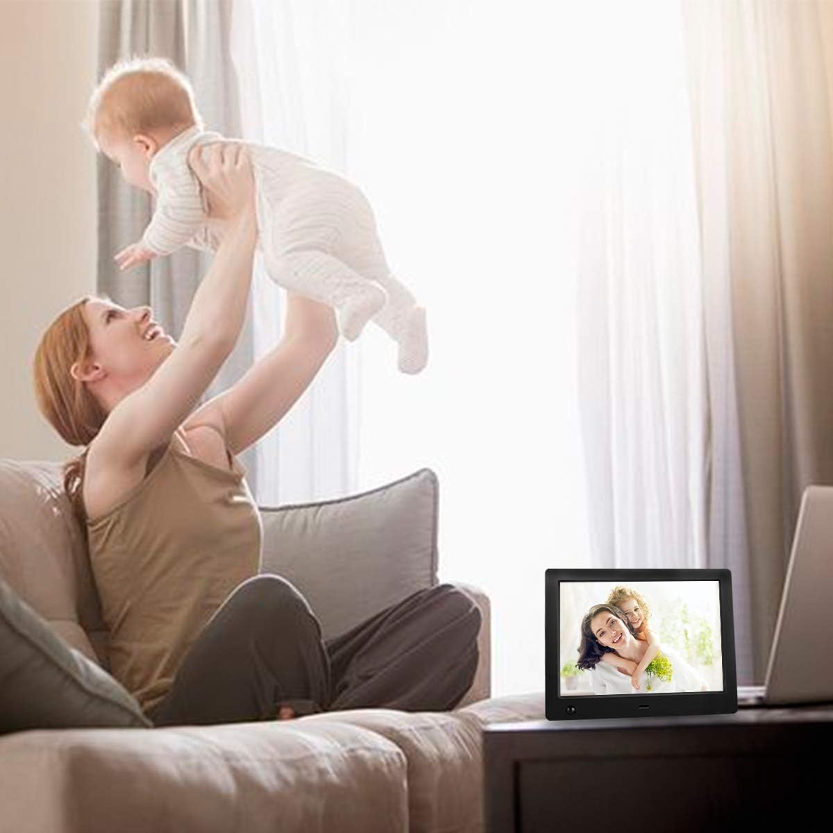 Digital Photo Frame 8 inch with Motion Sensor K15209