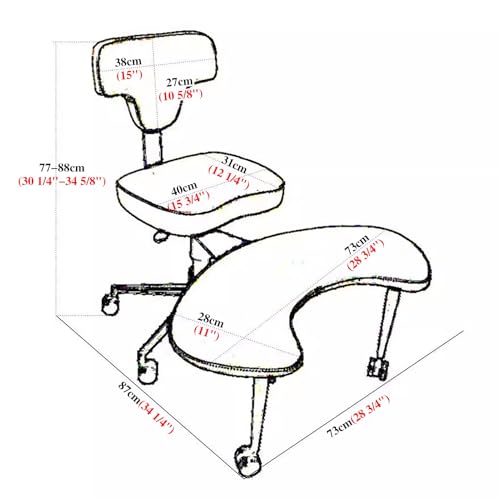 Black Swiveling Meditation Chair with Back Support Y534430