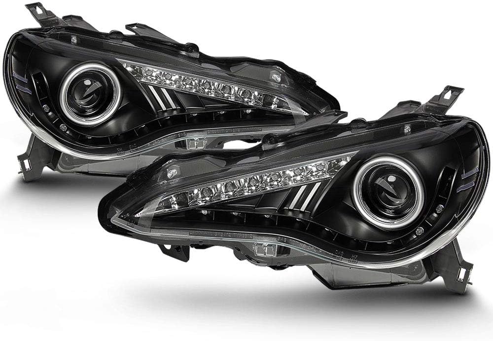 Black Housing Projector Headlights with LED Signal Lamps M414828