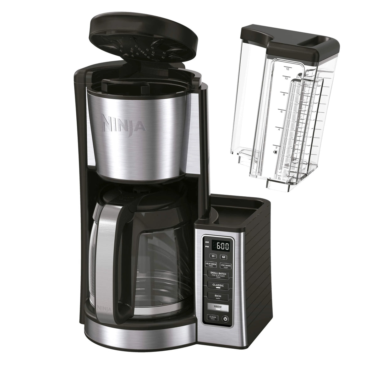 12-Cup Programmable Coffee Maker with Glass Carafe F637631