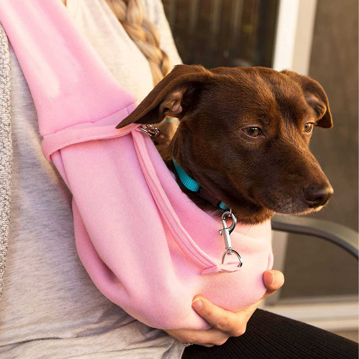 Hands Free Reversible Pet Sling Carrier J306275