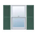 18 inchw x 66 inchh Vinyl Open Louver Shutters with Shutter-Loks, Forest U418902