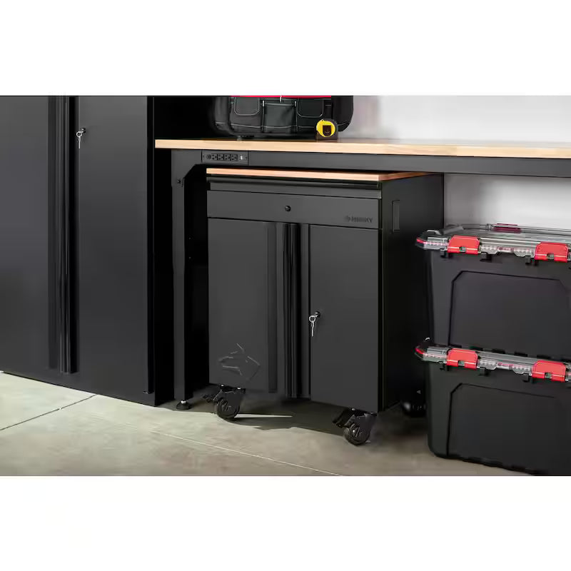 4 in. Caster Kit for Welded Steel Garage Base Cabinets H65980