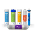 Alkaline Full Replacement Filter Set 6 Total Filters with 50 gpd Membrane Q40325