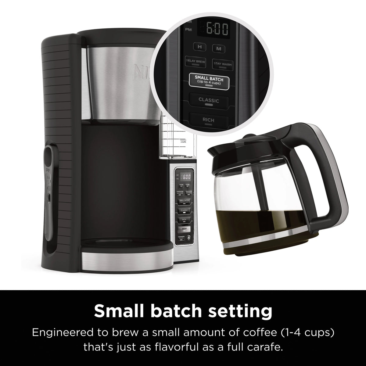 12-Cup Programmable Coffee Maker with Glass Carafe F637631