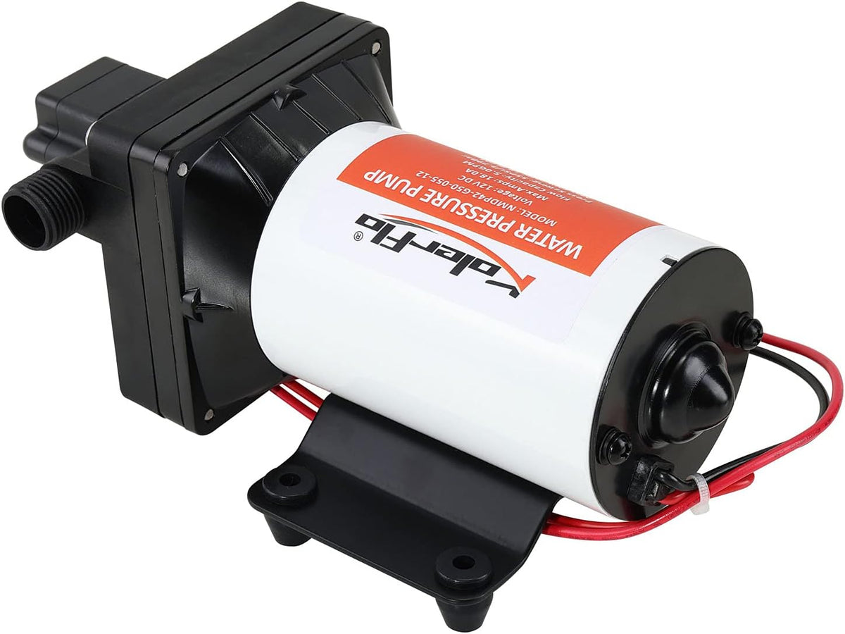 12V DC 5.0 GPM 55 PSI Self Priming Water Pressure Booster Pump P695865